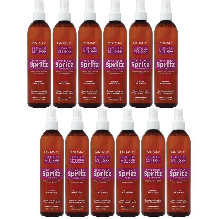 Fantasia Liquid Mousse Spritz - Firm Hold 10 oz [12 Pack]