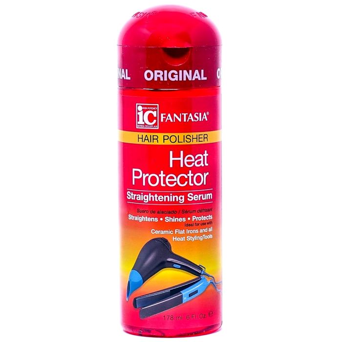 Fantasia IC Hair Polisher Heat Protector Straightening Serum 6 oz