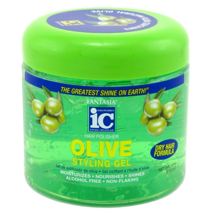 Fantasia IC Hair Polisher Olive Styling Gel 16 oz
