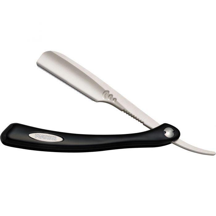 Jatai Feather Artist Club SR Folding Razor - Black #ACSR-RB