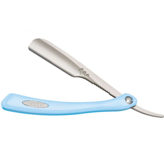 Jatai Feather Artist Club SR Folding Razor - Blue #ACSR-RBL