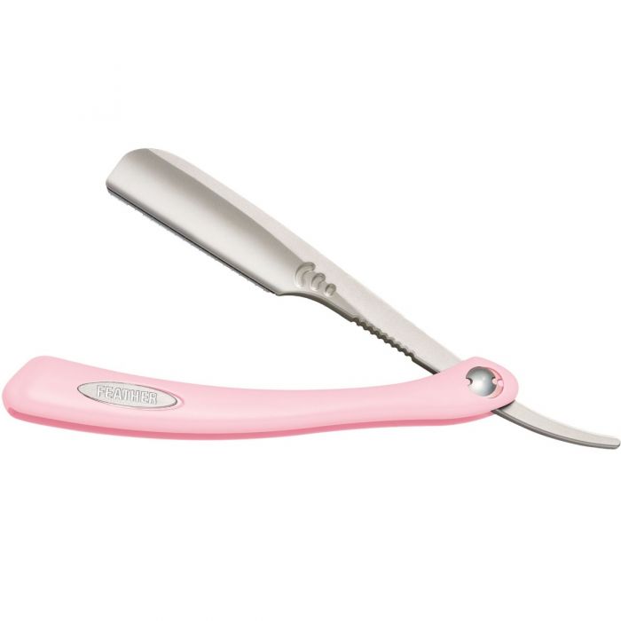 Jatai Feather Artist Club SR Folding Razor - Pink #ACSR-RP