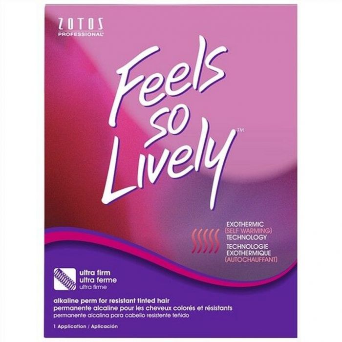 Zotos Feels So Lively Alkaline Perm for Resistant Tinted Hair (Ultra Firm) - 1 Application