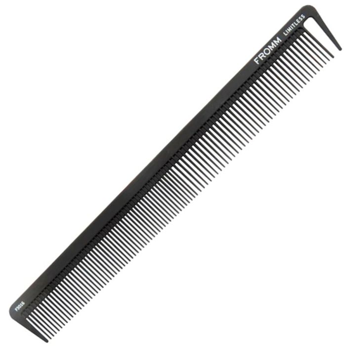 Fromm Style Artistry Limitless Carbon Basin Comb Black - 7.5" #F3011