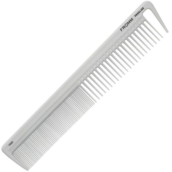 Fromm Style Artistry Proglide Basin Comb White - 7 1/2" #F3021