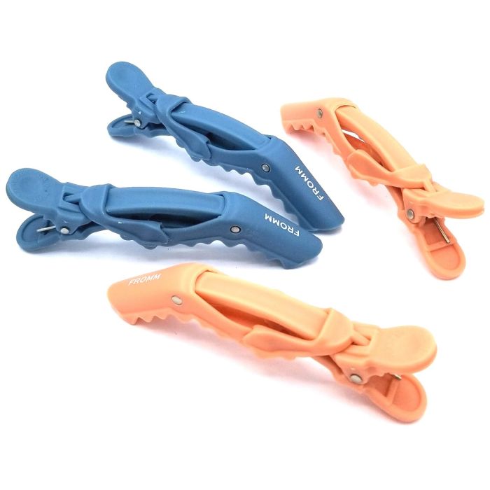 Fromm Style Artistry Soft Matte Gator Hair Clips Assorted - 4 Pack #F5013