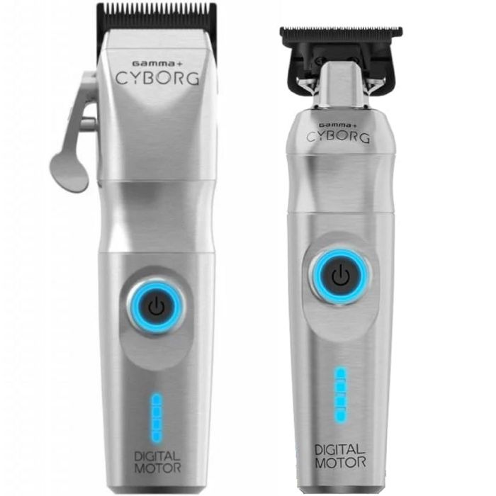 Gamma+ CYBORG Professional Metal Clipper & Trimmer [DUO]