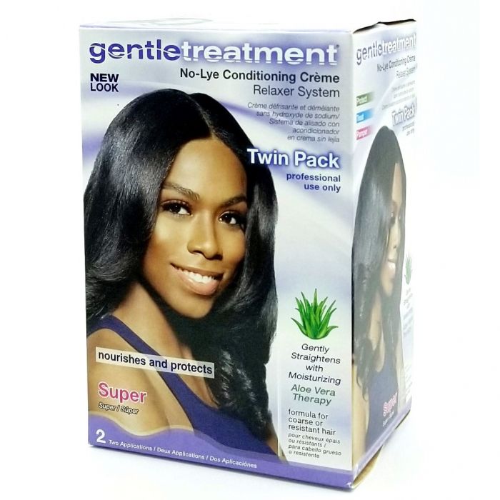 Gentle Treatment No-Lye Conditioning Creme Relaxer Super - Twin Pack