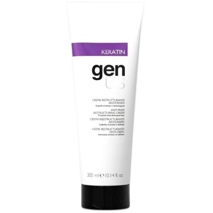 GenUs KERATIN Anti Frizz Restructuring Cream 10.14 oz