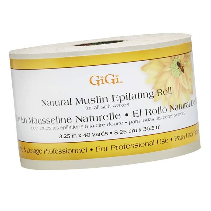 GiGi Natural Muslin Epilating Roll (3.25" x 40 yds) #0620