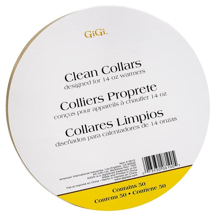 GiGi Clean Collars Designed for 14 oz Warmers - 50 Pack #0810
