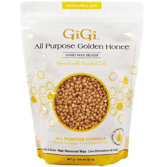 GiGi All Purpose Golden Honee Hard Wax Beads 14 oz #67985EC