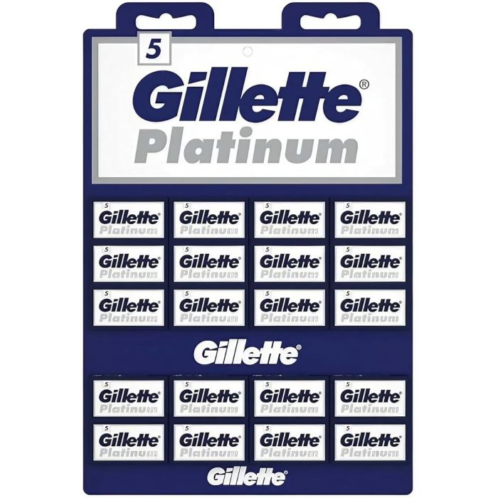 Gillette Platinum Double Edge Blades - 100 Blades