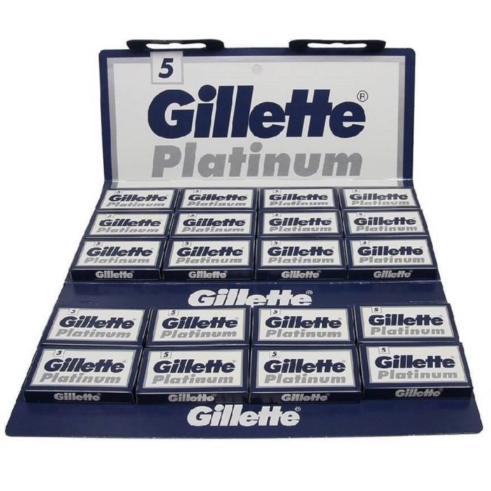 Gillette Platinum Double Edge Blades - 100 Blades