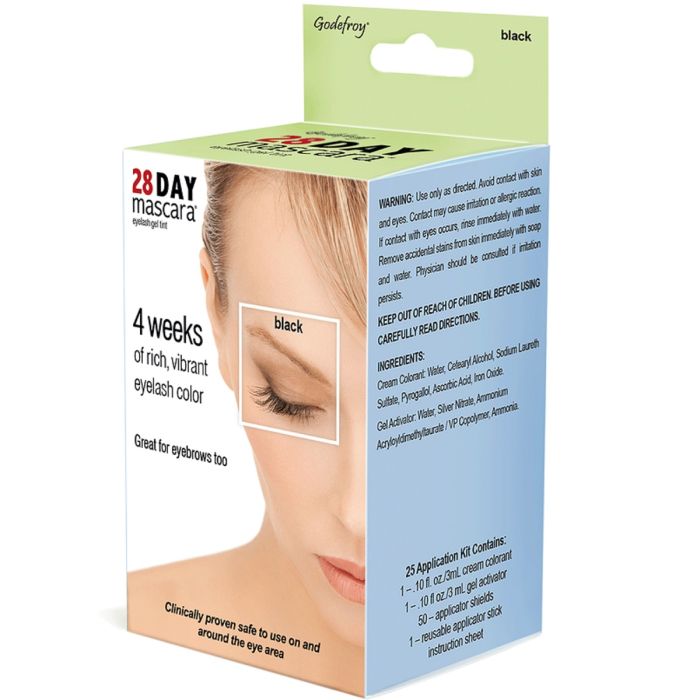 Godefroy 28 Day Mascara Eyelash Tint Kit - 25 Application