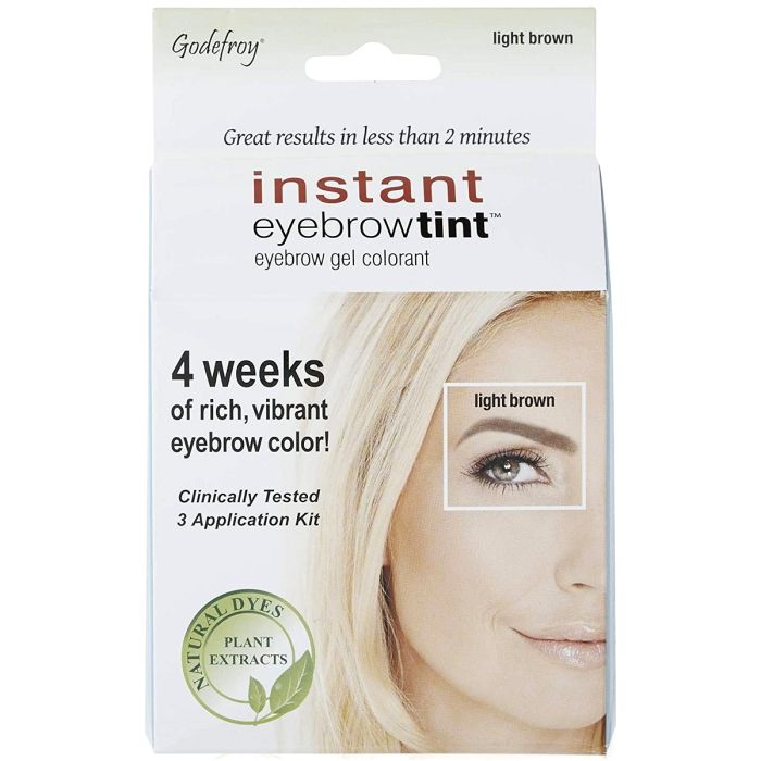 Godefroy Instant Eyebrowtint Eyebrow Gel Colorant - 3 Applications