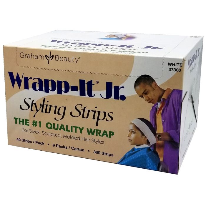 Graham Sanek Wrapp-It Jr. Styling Strips White - 360 Strips #37300