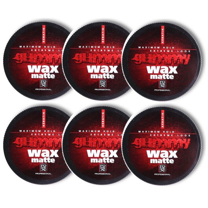 Fonex Gummy Wax - Matte With Keratin 5 oz - 6 Pack