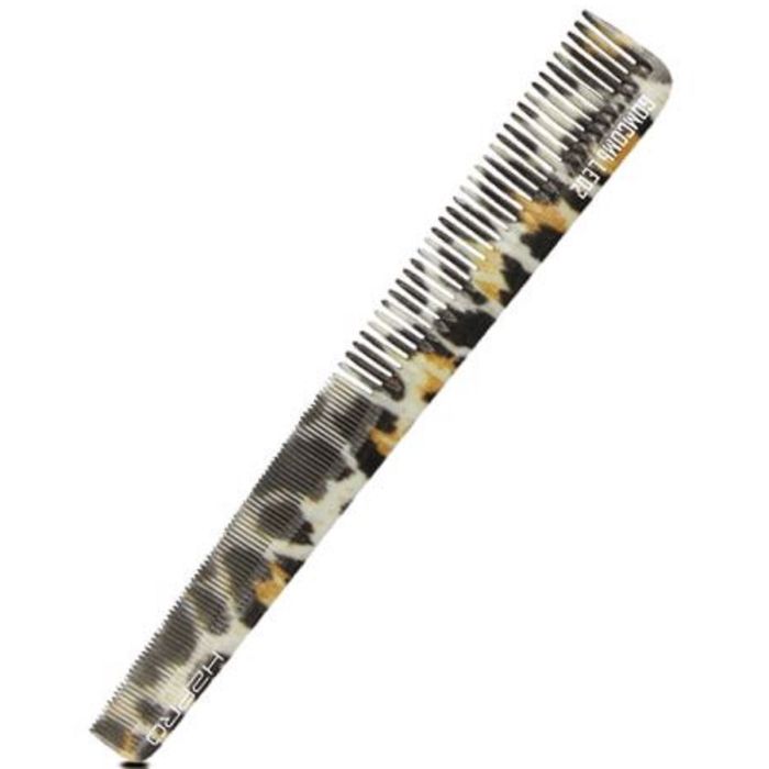 H2PRO GOMCOMb Professional Polycarbonate Small Cutting / Styling Comb Leopard - 7" #GC02LE