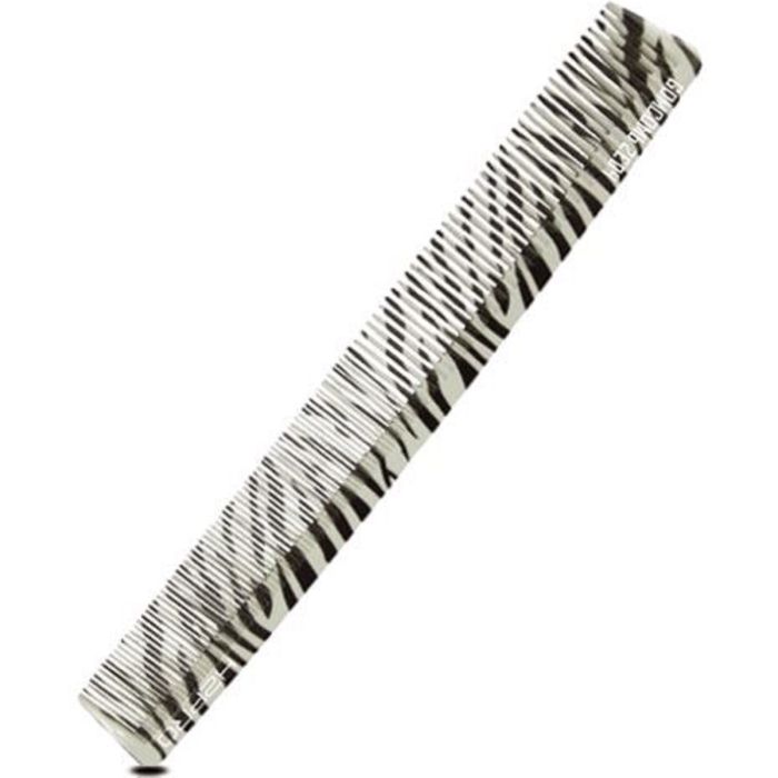 H2PRO GOMCOMb Professional Polycarbonate Small Cutting / Styling Comb Zebra - 7" #GC04ZE