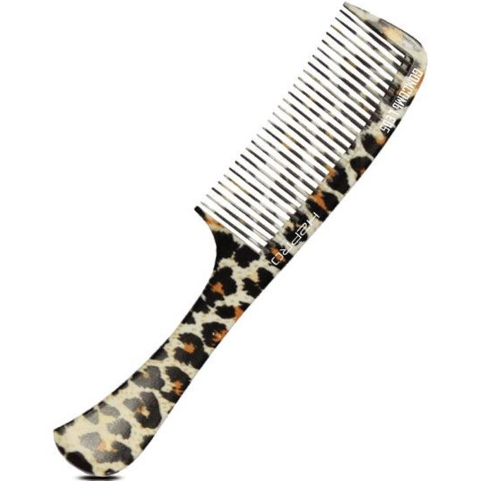 H2PRO GOMCOMb Professional Polycarbonate Shampoo Comb Leopard - 9" #GC05LE