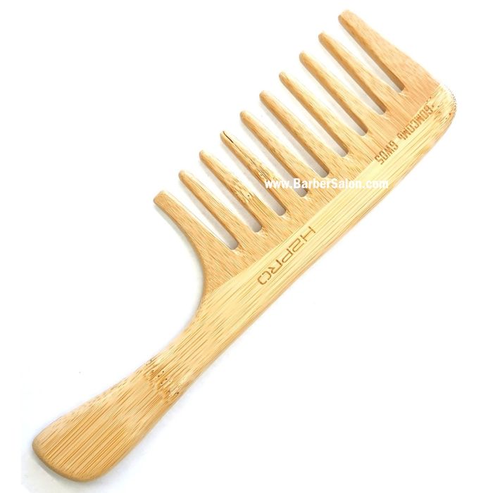 H2PRO GOMCOMb Professional Wood Comb - 210mm #GW05