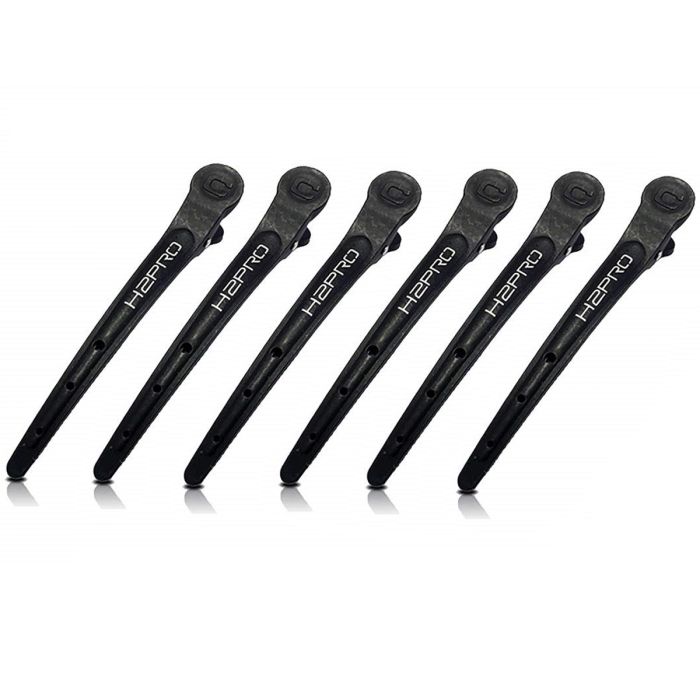 H2PRO GOMCLIP Carbon Styling Clips - 6 Pack #HP02