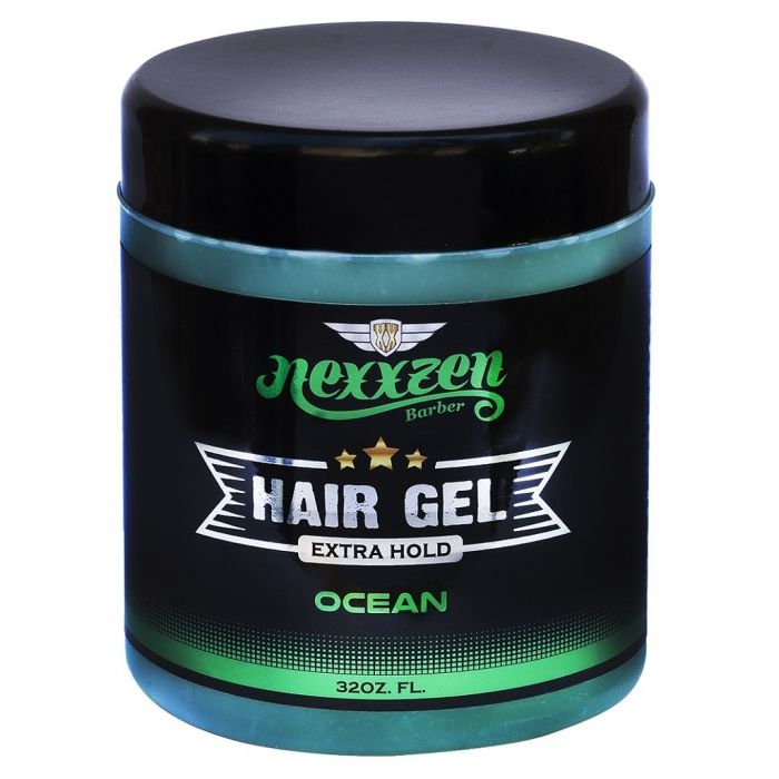 Nexxzen Hair Gel Extra Hold - Ocean 32 oz #NZG032-OC