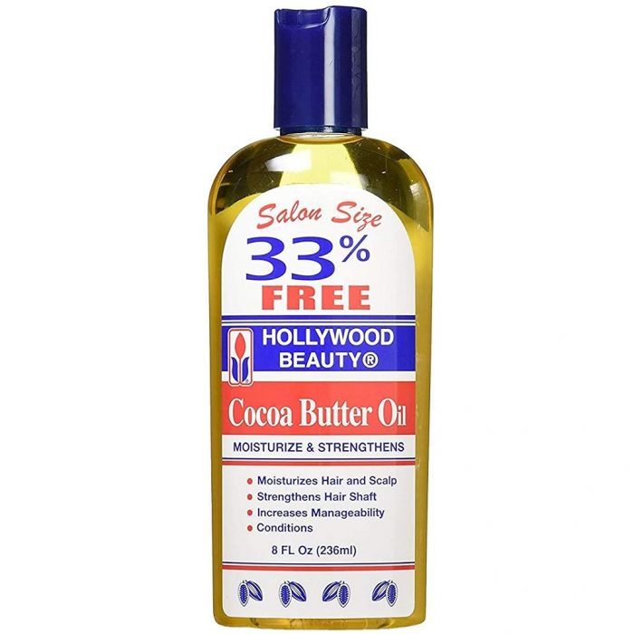 Hollywood Beauty Cocoa Butter Oil 8 oz