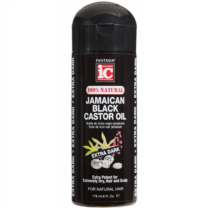 Fantasia IC 100% Natural Jamaican Black Castor Oil - Extra Dark 6 oz