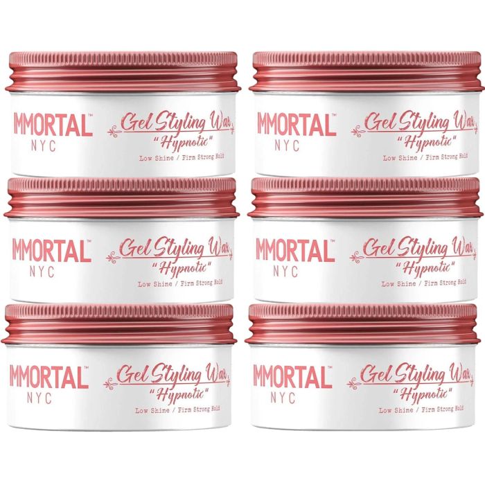 Immortal NYC Gel Styling Wax [Hypnotic] 5.07 oz [6 Pack]