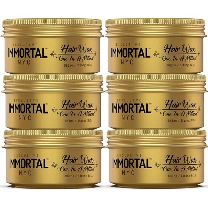 Immortal NYC Exclusive Hair Wax [One In A Million] 5.07 oz [6 Pack]