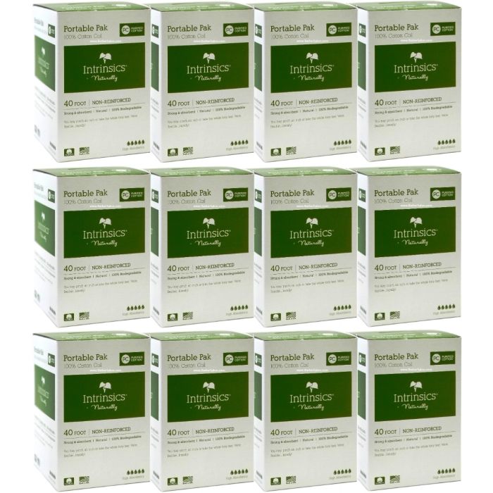 Intrinsics 100% Cotton Coil Portable Pak (40 Foot) #100602 [12 Pack]