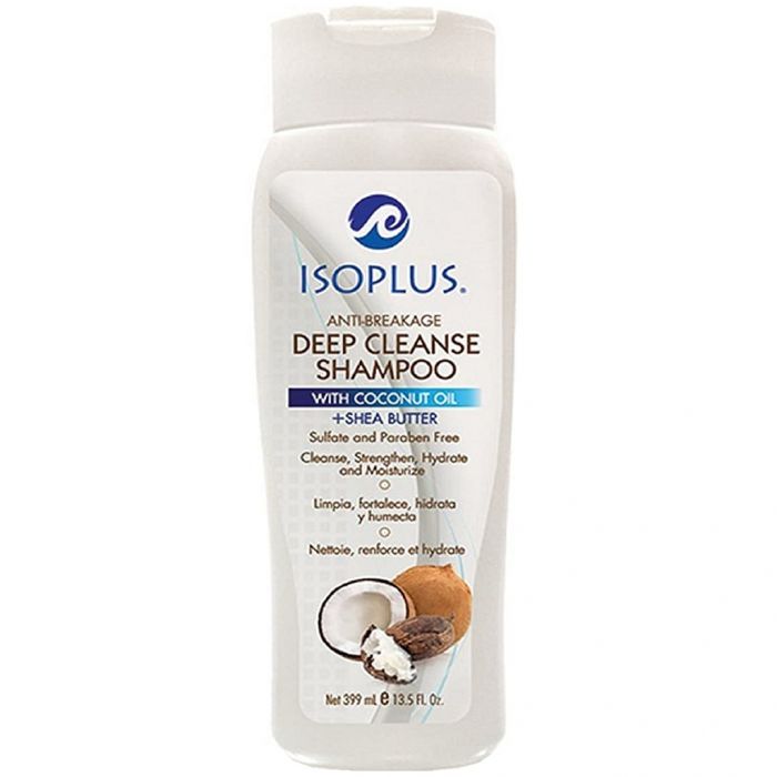 Isoplus Anti-Breakage Deep Cleanse Shampoo With Coconut Oil & Shea Butter 13.5 oz