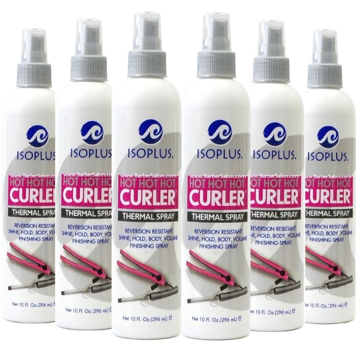 Isoplus Hot Hot Hot Curler Thermal Spray 10 oz [6 Pack]