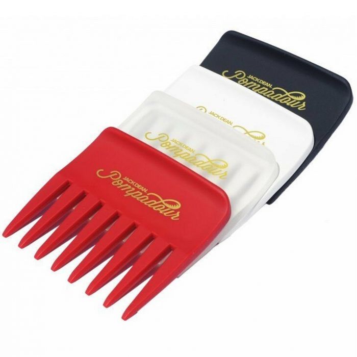 Denman Jack Dean Pompadour Comb Assorted Colors - 1 Pack  