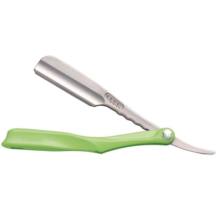 Jatai Feather Artist Club SS Folding Razor - Lime #ACS-RL