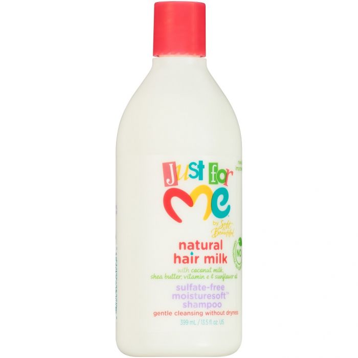 Just For Me Natural Hair Milk Sulfate-Free Moisturesoft Shampoo 13.5 oz