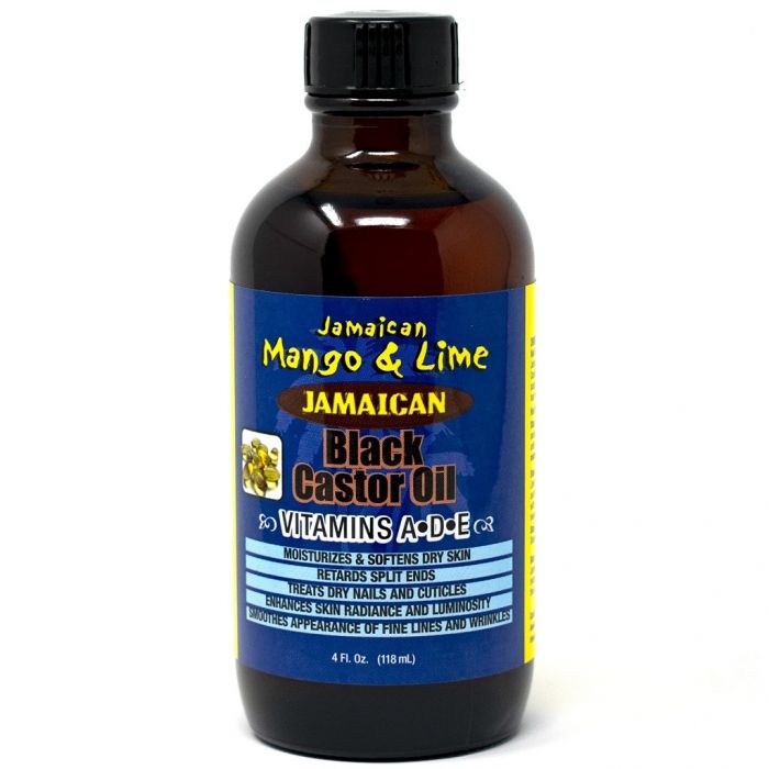 Jamaican Mango & Lime Jamaican Black Castor Oil - Vitamins A-D-E 4 oz