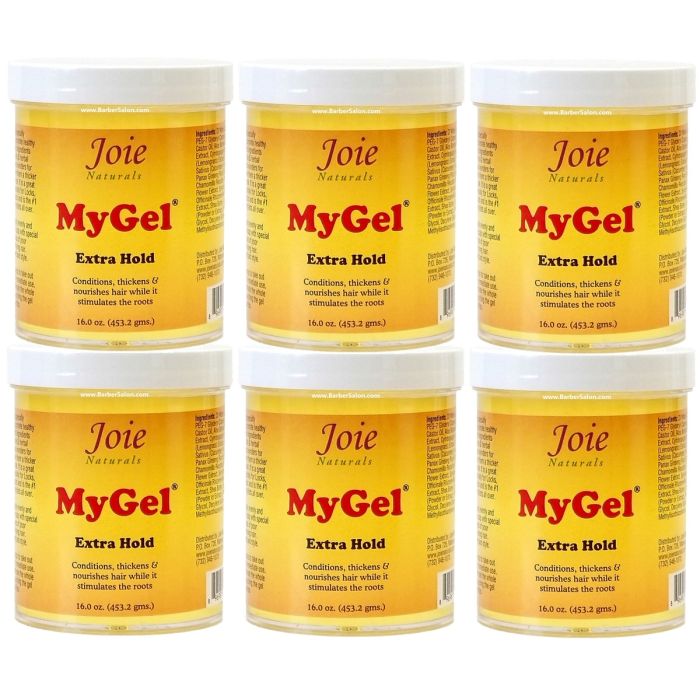 Joie Naturals My Gel - Extra Hold 16 oz [6 Pack]