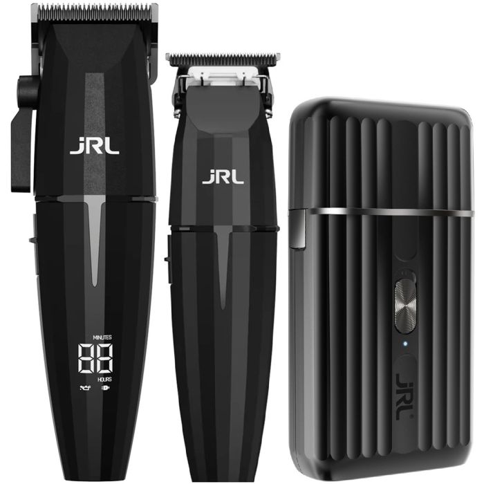 JRL ONYX Cordless Clipper, Trimmer & Shaver [TRIO]