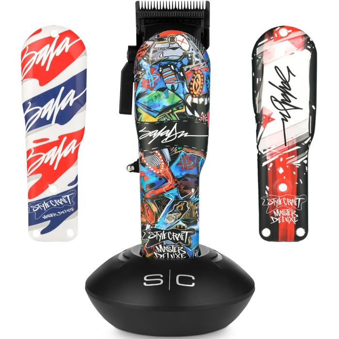 Stylecraft REBEL X King Saladeen Limited Edition Professional Modular Cordless Clipper with Super-Toque Motor #SC613M 