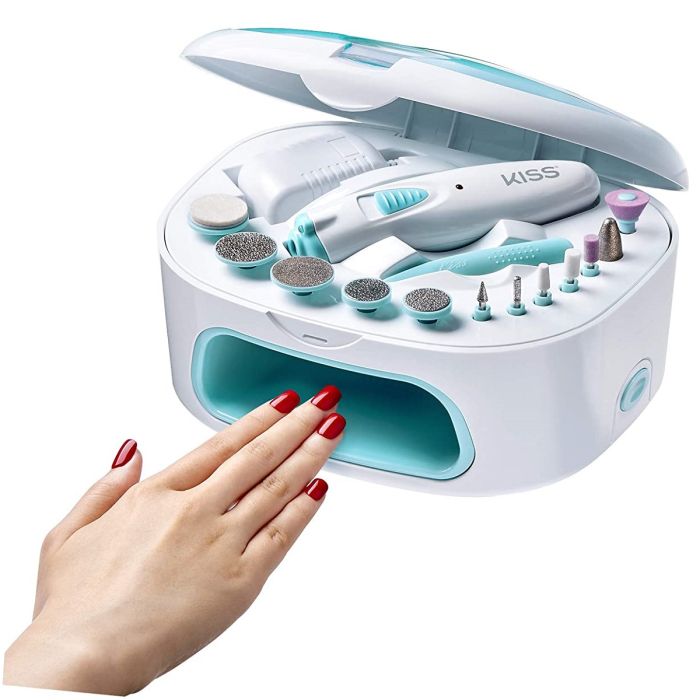 Kiss Power File X Nail Dryer All-In-One Nail Care Kit #2464N