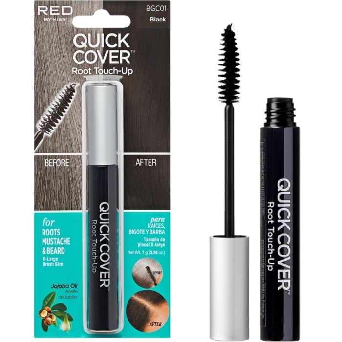 Kiss Colors Quick Cover Gray Hair Touch Up - Brush Type 0.25 oz [6 Color Options]