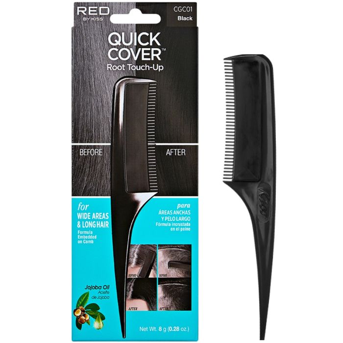 Kiss Colors Quick Cover Gray Hair Touch Up - Comb Type 0.28 oz [2 Color Options]