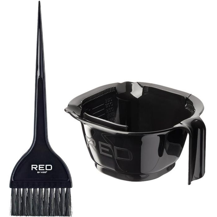 Red by Kiss Dye Bowl with Dye Brush - Black #CK08