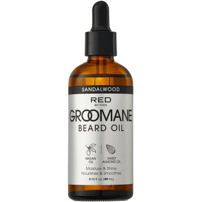 Red by Kiss GROOMANE Beard Oil - Sandalwood 3 oz #GR20