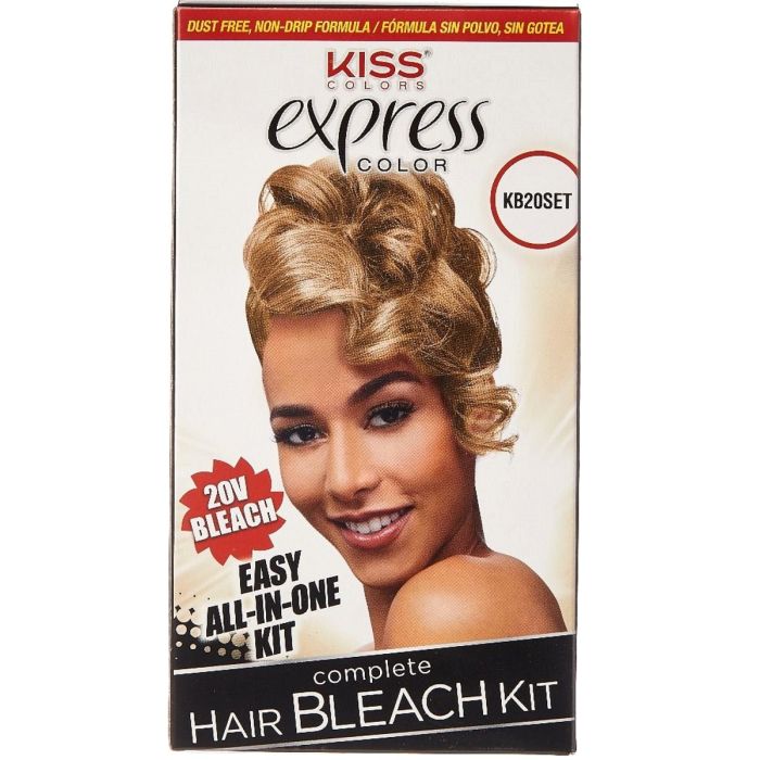 Kiss Express Color Complete Hair Bleach Kit - 20V Bleach #KB20SET