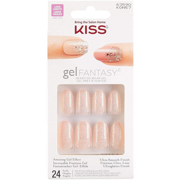 Kiss Gel Fantasy Ready-To-Wear Gel 24 Nails #KGN57
