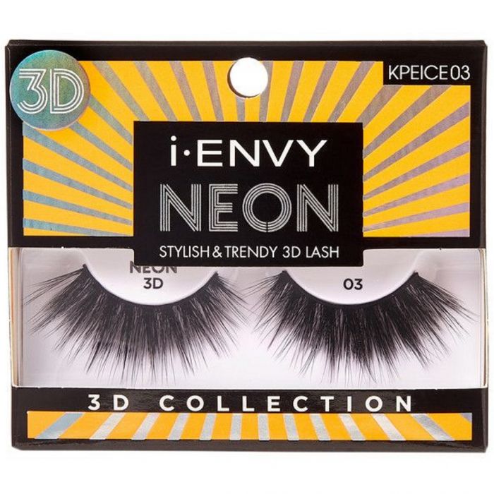 Kiss i-ENVY NEON Stylish & Trendy 3D Eyelashes #KPEICE03